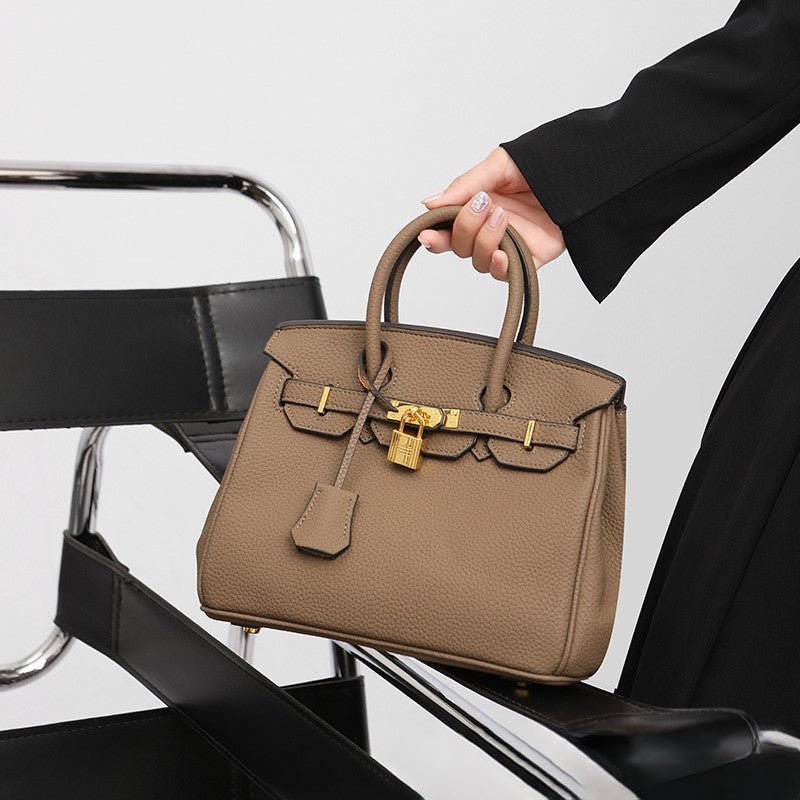 Claudie™| Sac fourre - tout en cuir Birk - Lavor - Paris