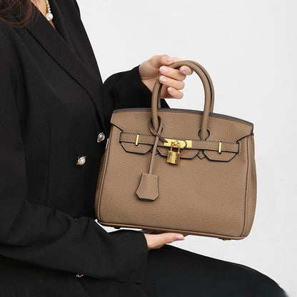 Claudie™| Sac fourre - tout en cuir Birk - Lavor - Paris