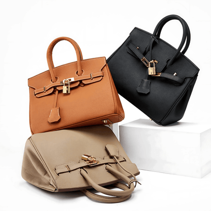 Claudie™| Sac fourre - tout en cuir Birk - Lavor - Paris