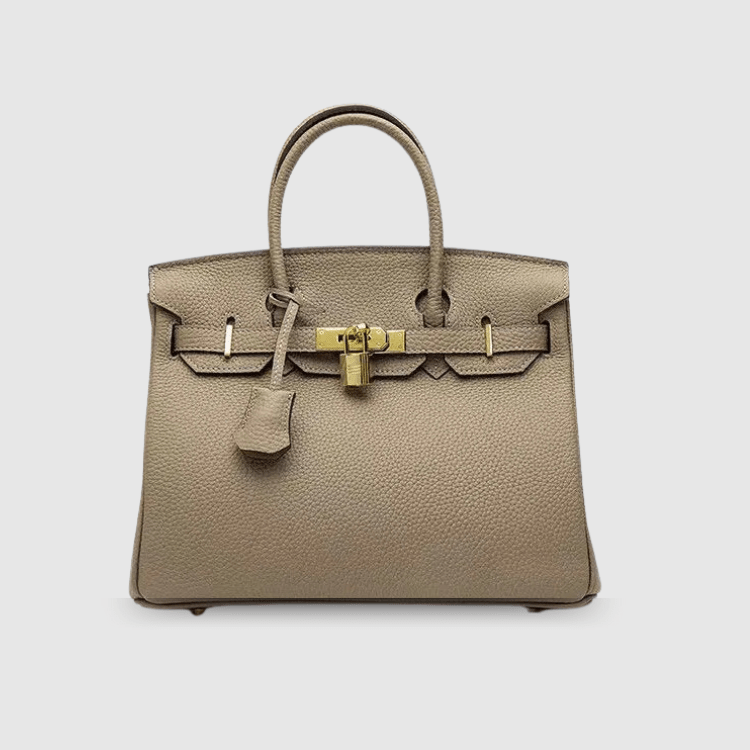 Claudie™| Sac fourre - tout en cuir Birk - Lavor - Paris