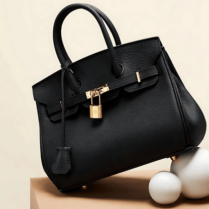 Claudie™| Sac fourre - tout en cuir Birk - Lavor - Paris