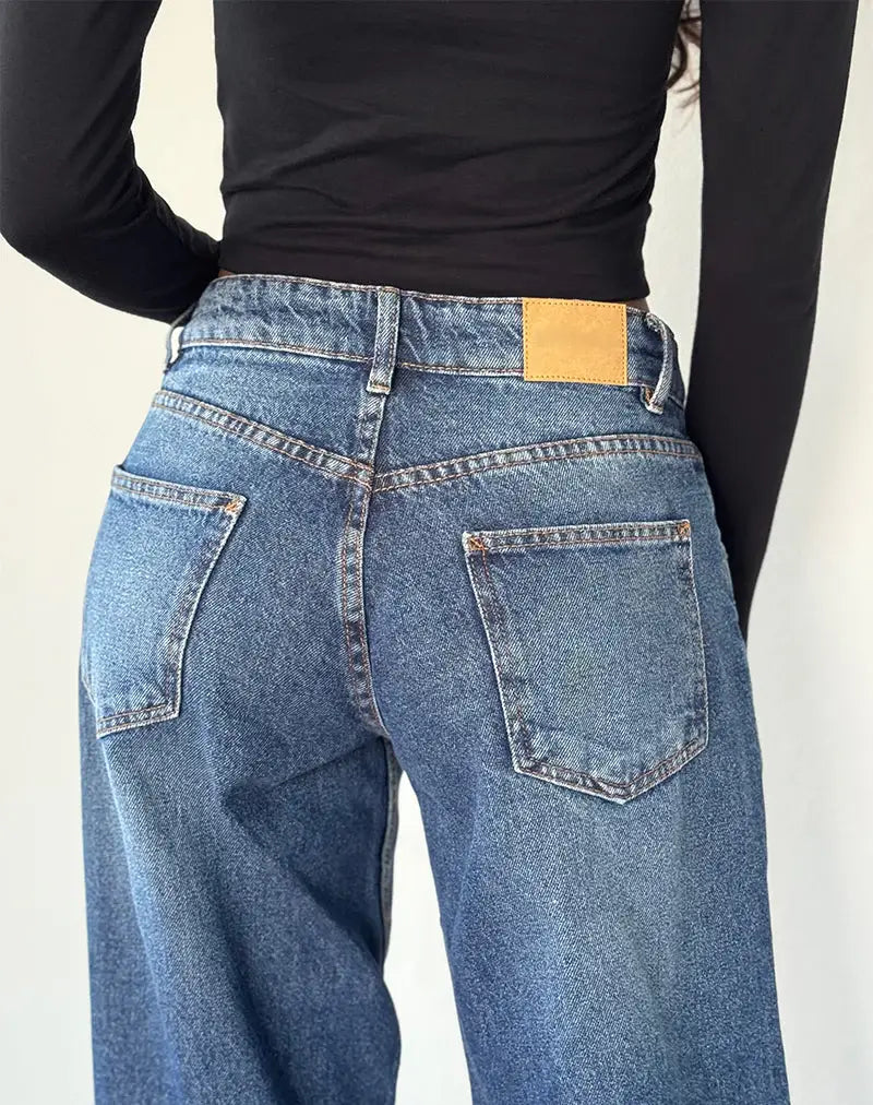 Linde™| Jean à jambes larges modèle 2025