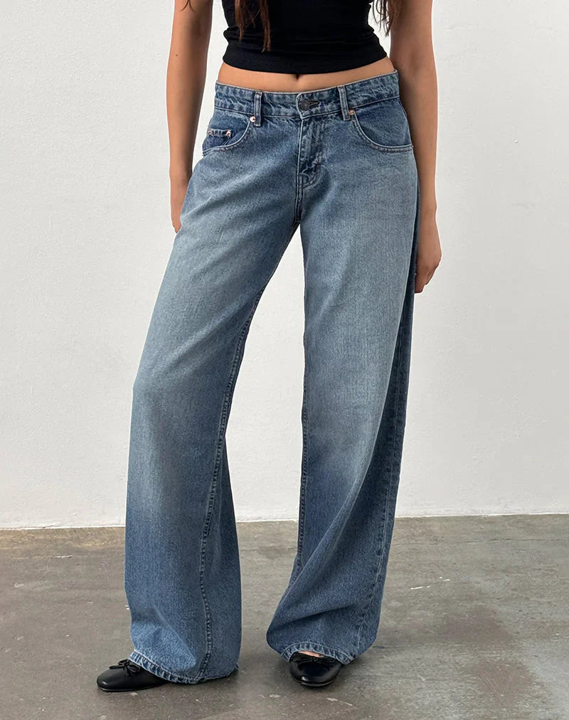 Linde™| Jean à jambes larges modèle 2025