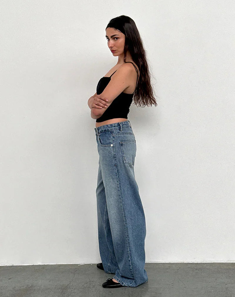 Linde™| Jean à jambes larges modèle 2025