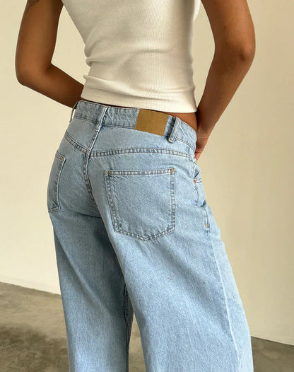 Linde™| Jean à jambes larges modèle 2025