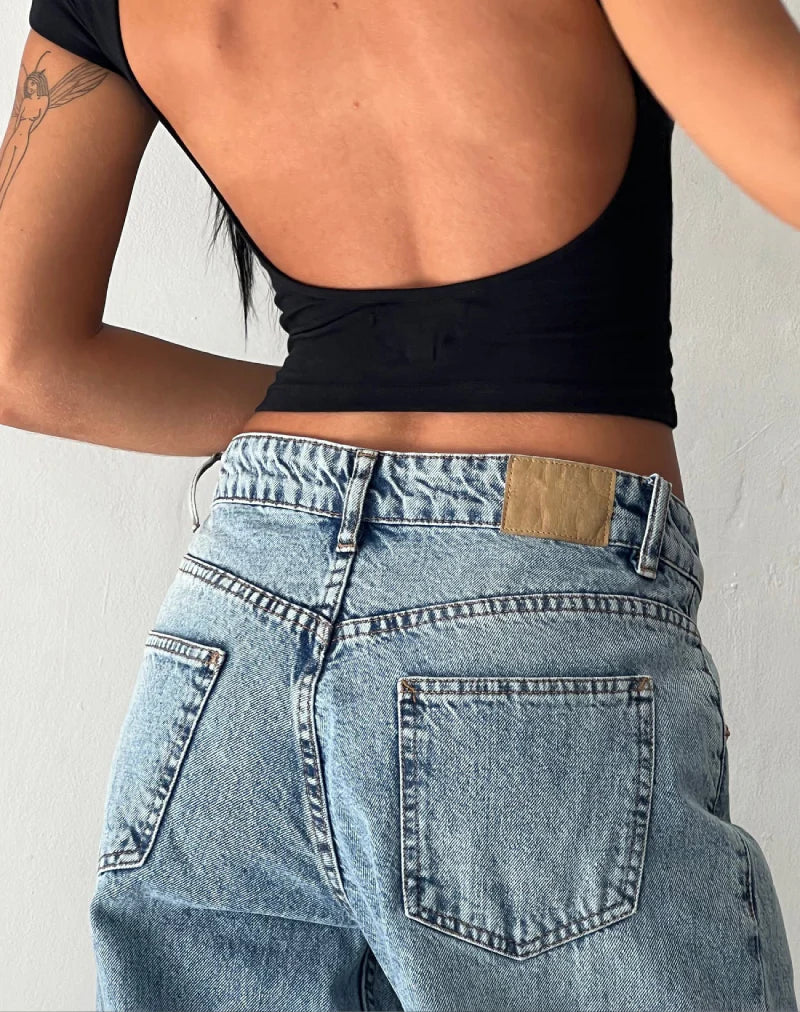 Linde™| Jean à jambes larges modèle 2025