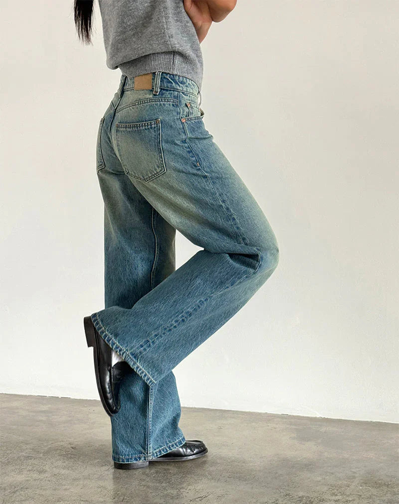 Linde™| Jean à jambes larges modèle 2025