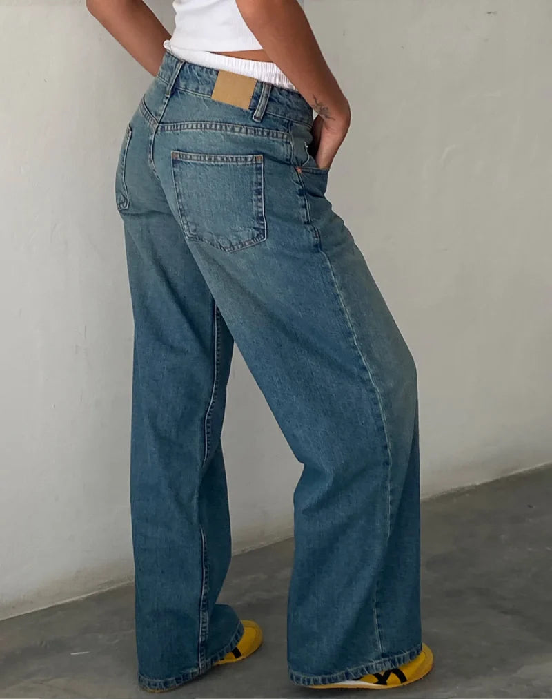 Linde™| Jean à jambes larges modèle 2025