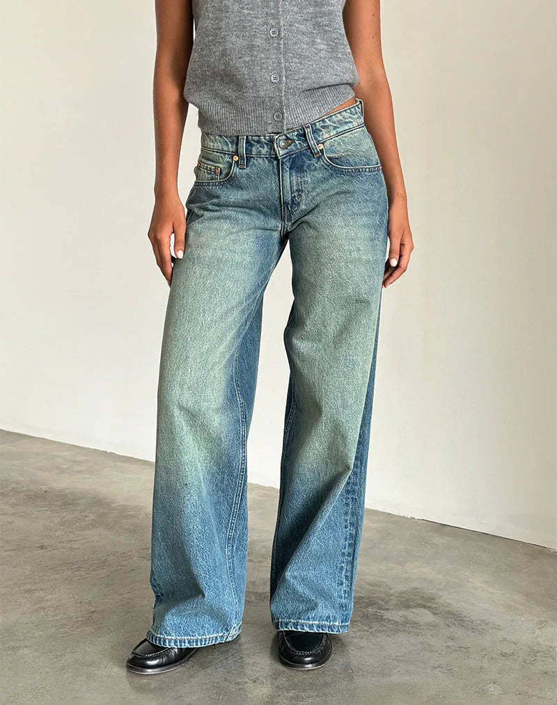 Linde™| Jean à jambes larges modèle 2025