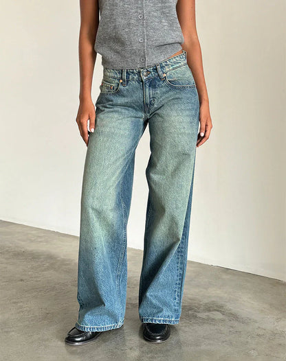 Linde™| Jean à jambes larges modèle 2025