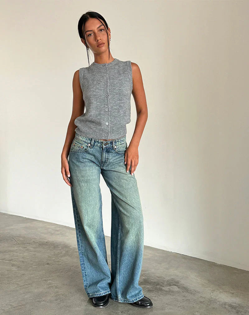 Linde™| Jean à jambes larges modèle 2025