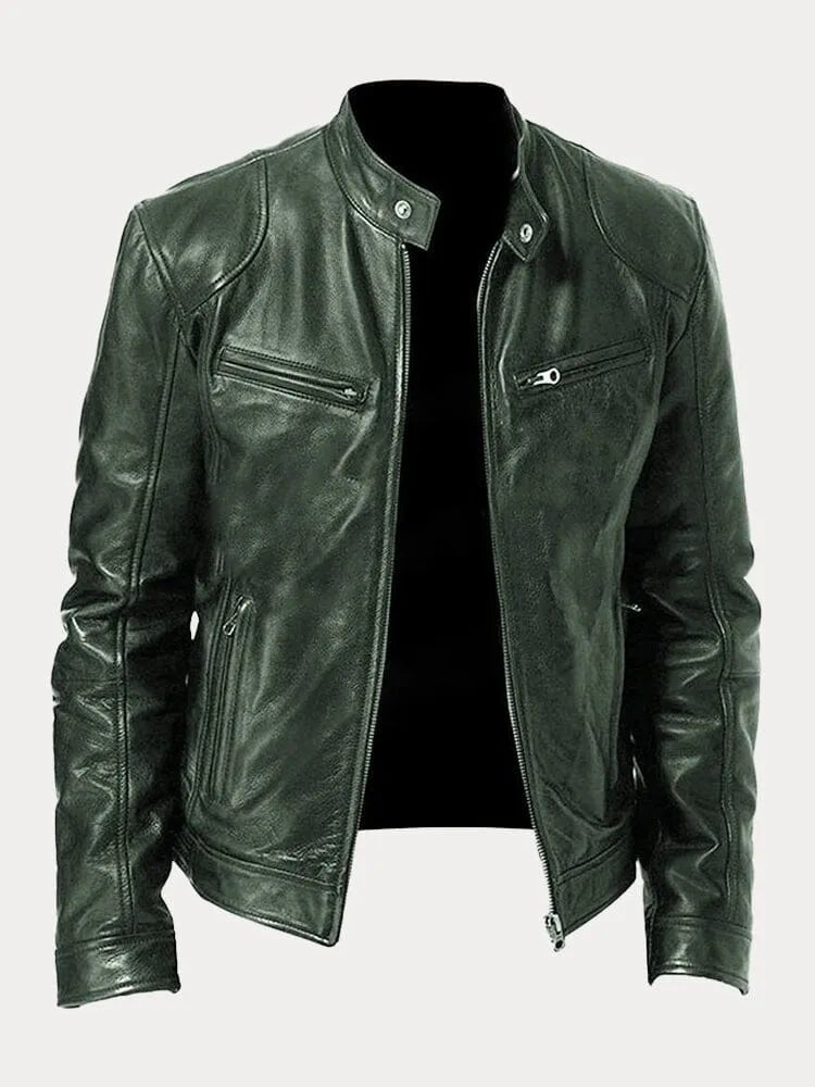 David™| Veste en cuir intemporelle - Lavor - Paris