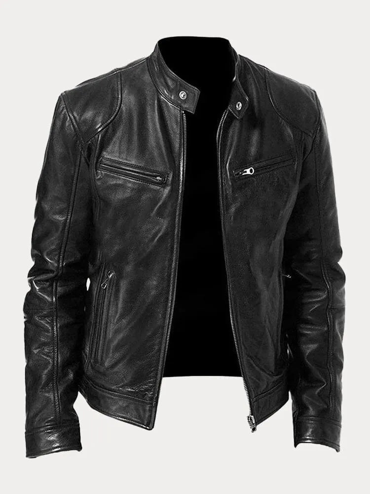 David™| Veste en cuir intemporelle - Lavor - Paris