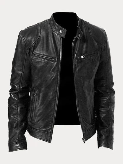 David™| Veste en cuir intemporelle - Lavor - Paris