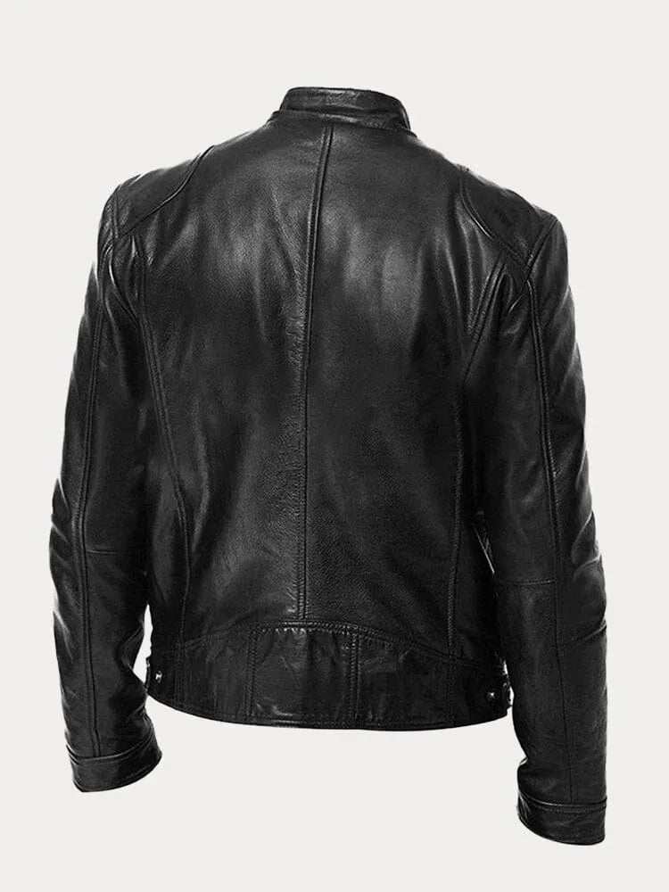 David™| Veste en cuir intemporelle - Lavor - Paris