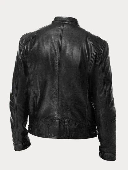David™| Veste en cuir intemporelle - Lavor - Paris