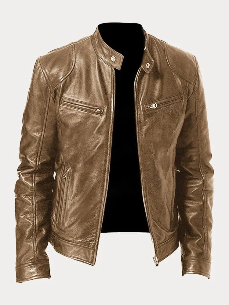 David™| Veste en cuir intemporelle - Lavor - Paris