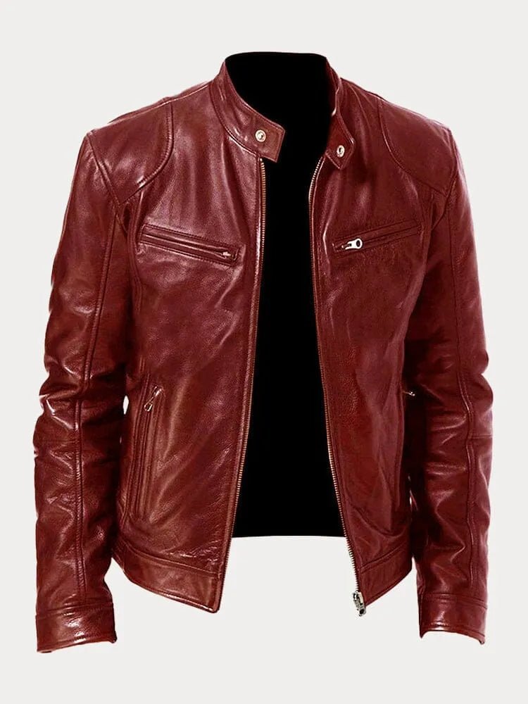 David™| Veste en cuir intemporelle - Lavor - Paris